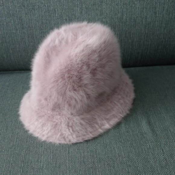 Kangol Pink Furgura with Tweed Bucket Hat Size Medium - Picture 3 of 14